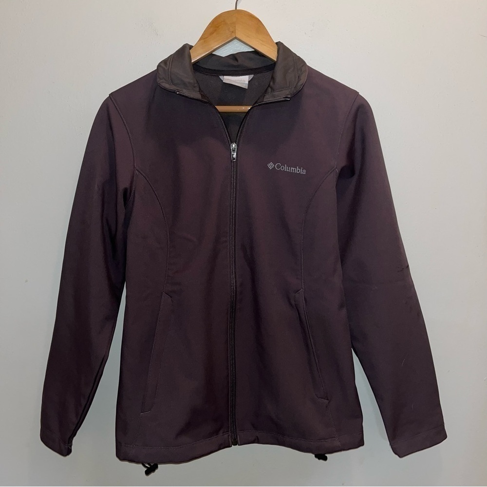 Columbia Soft Shell Zip Up Jacket Women’s Size Small